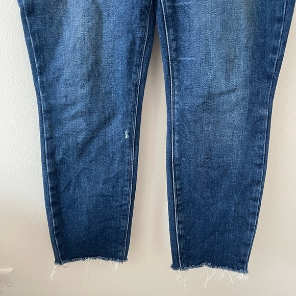 Paige Blue Raw Hem Jeans - Picture 2 of 6